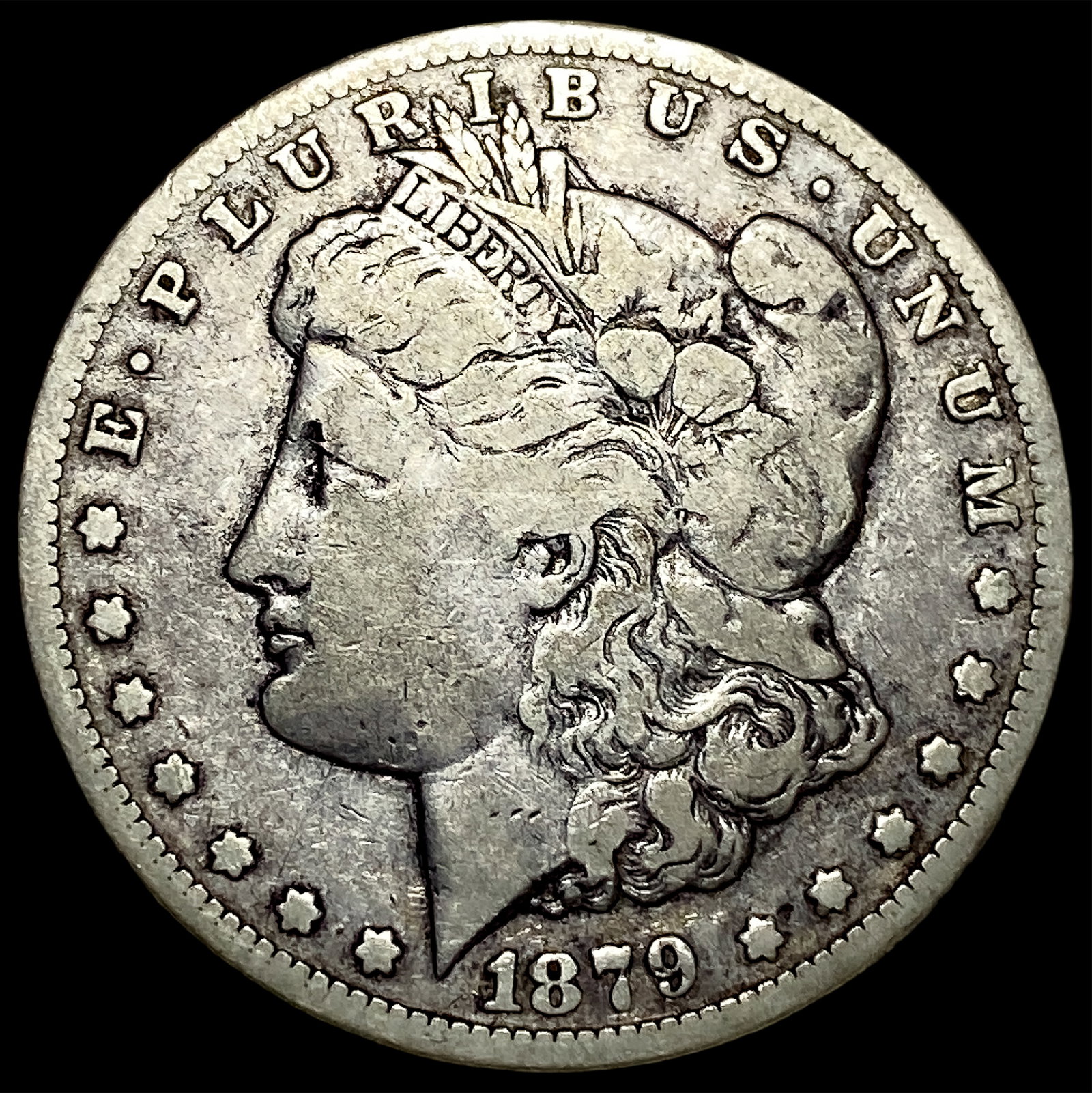 1879-CC Silver Morgan Dollar NEARLY UNCIRCULATED: 1879-CC Silver Morgan Dollar NEARLY UNCIRCULATED