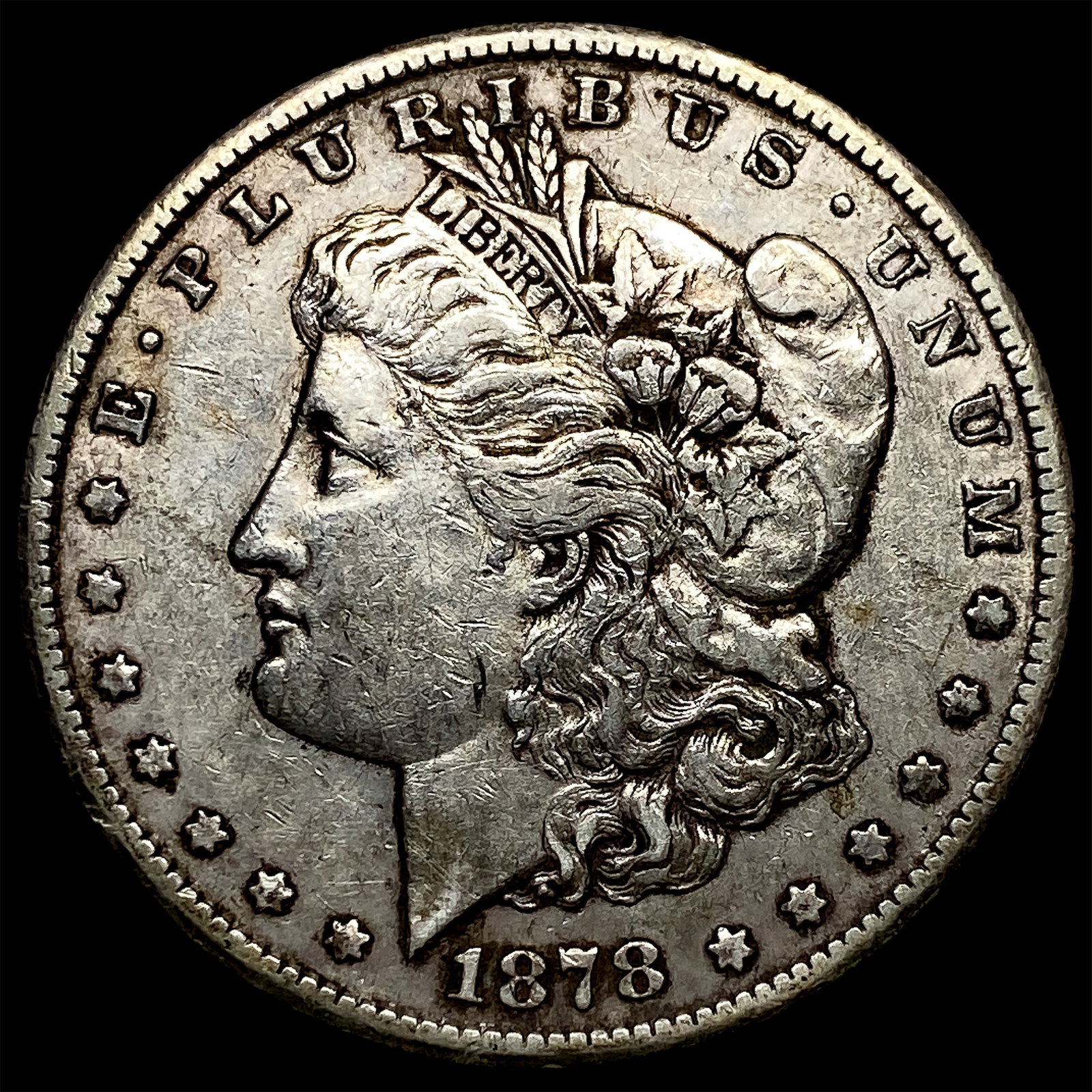 1878-CC Silver Morgan Dollar NEARLY UNCIRCULATED: 1878-CC Silver Morgan Dollar NEARLY UNCIRCULATED