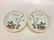 PAIR OF YONGZHENG MARK YELLOW GLAZED PLATES - 2