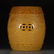 A Chinese Yellow Glazed Peach Piercing Porcelain Drum - 4