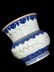 A Chinese Blue and White Floral Porcelain Slag bucket - 4