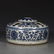 A Chinese Blue and White Floral Porcelain Flower