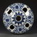 A Chinese Blue and White Floral Porcelain Flower - 2