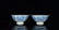 A Pair of Chinese Blue and White Floral Porcelain Bowl