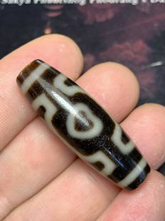 A Three-Eye Dzi: 13*38mm