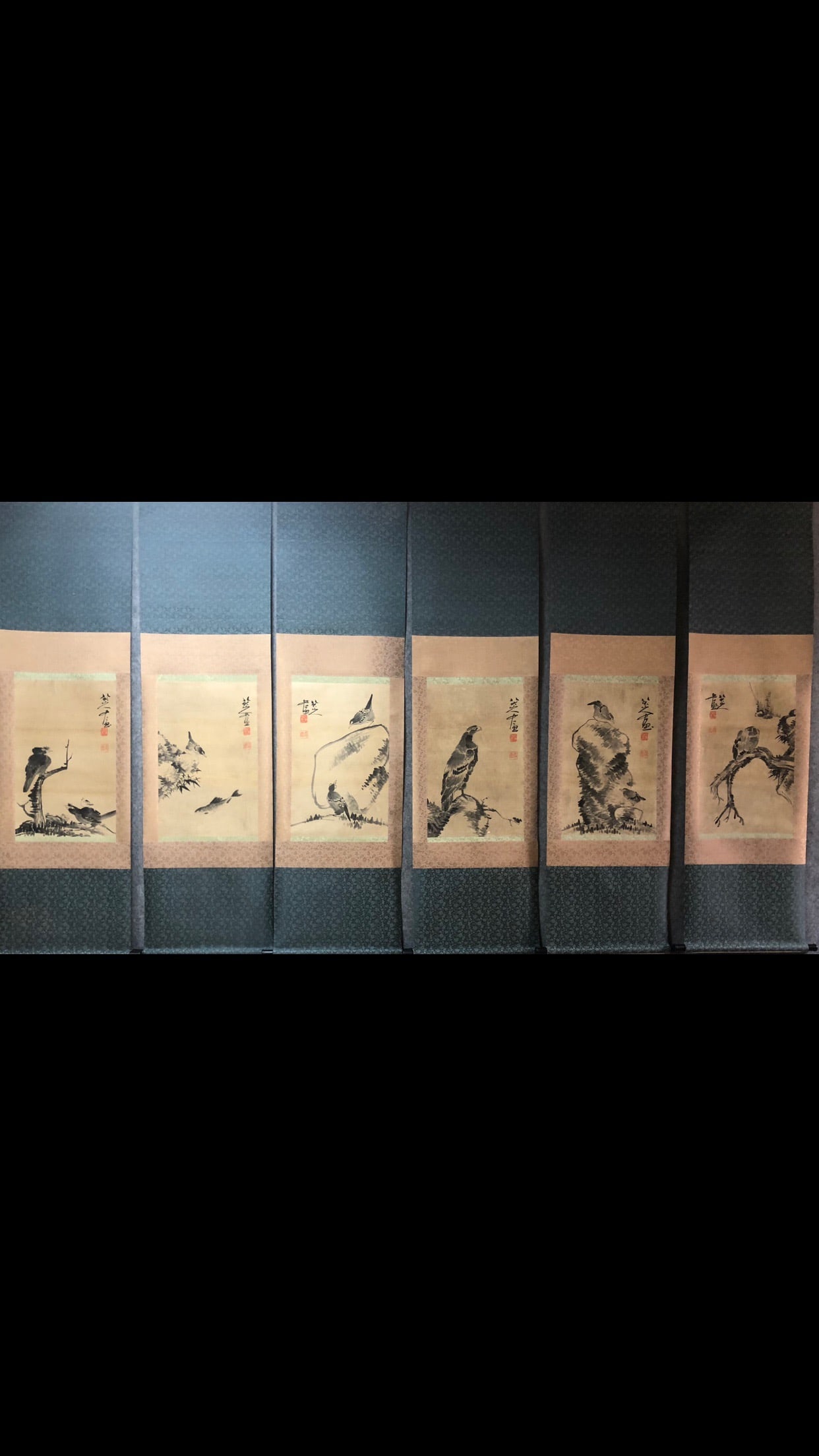 Eight Chinese Paintings Of Birds, Ba Da Shan Ren Mark: 67-42.5cm