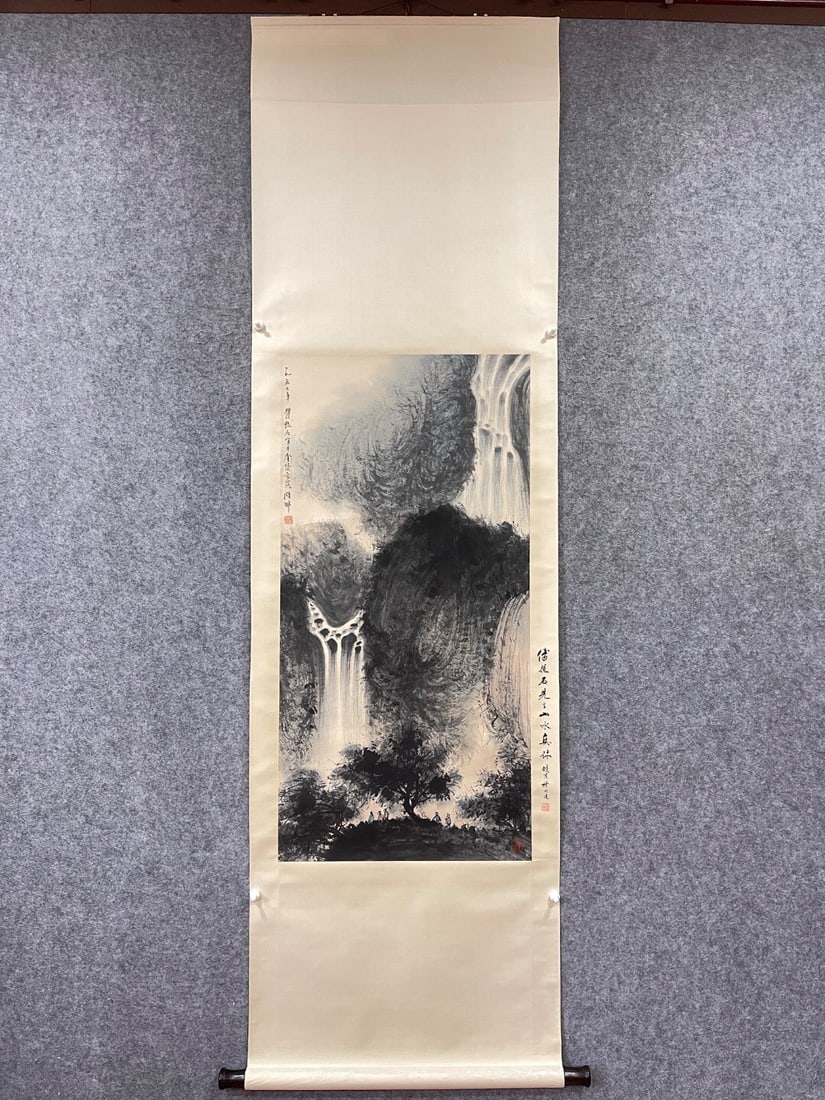 Fu Baoshi Marked Hanging Scroll on Paper: 99*49