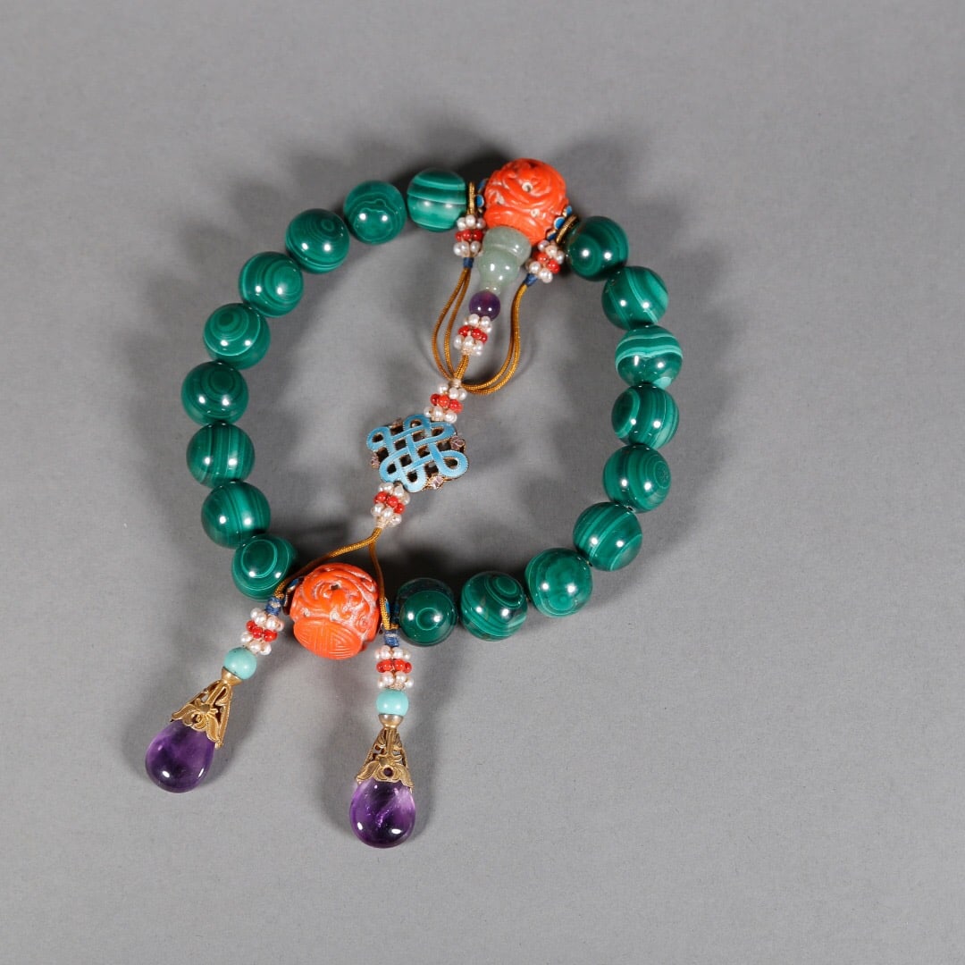 Malachite Handheld Ornament: 2*2/139g