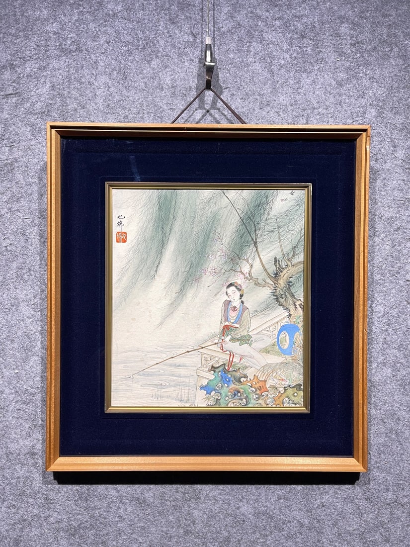 Hu Yefo mark(paper hard card frame): 27*24