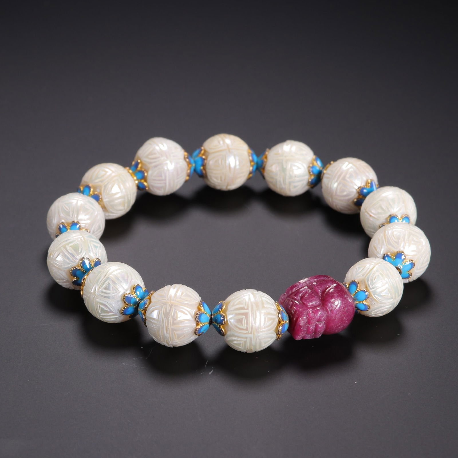 Pearl Bracelet: 1.2/44g