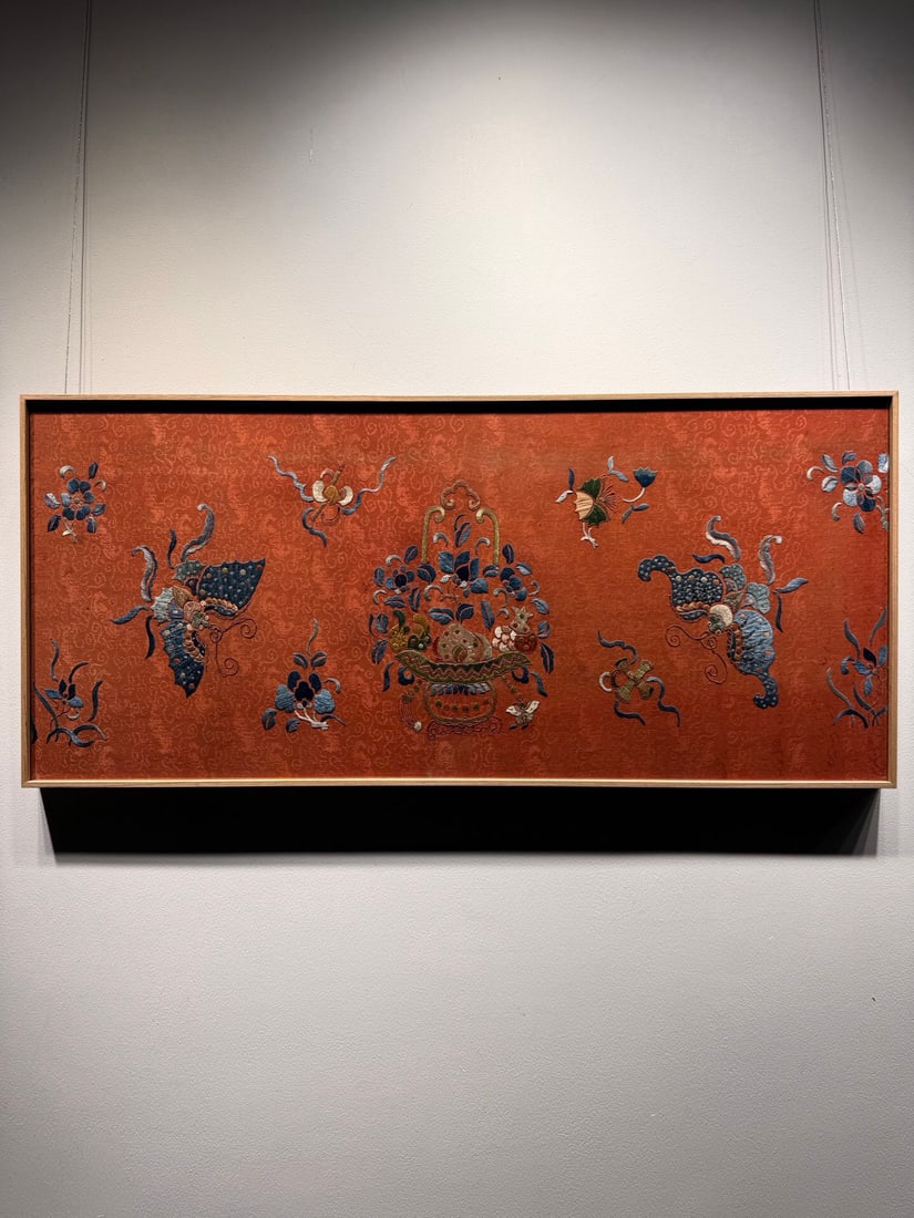 Qing Dynasty Suzhou Embroidery: 91*41