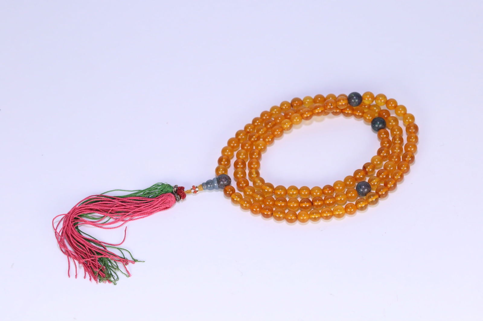 108 Beads Golden Amber Rosary (1 of 1)