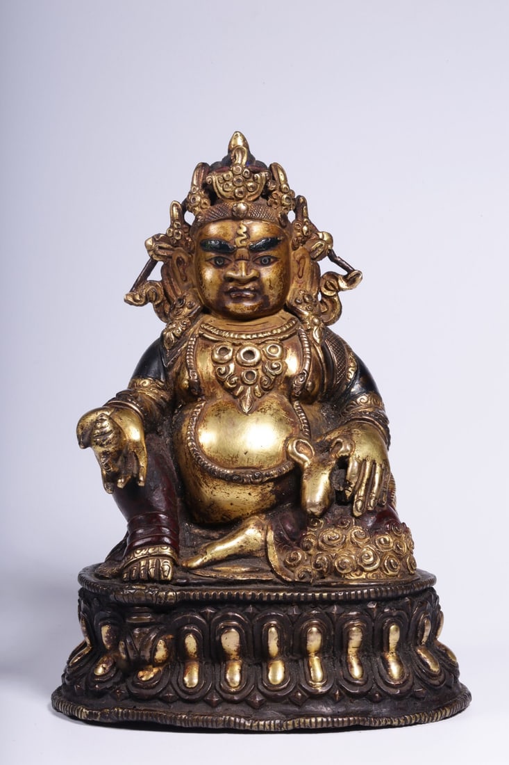 Gilt Bronze Deity Statue (1 of 1)