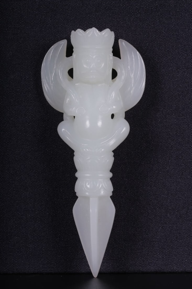 Qing Dynasty Gilt Bronze Buddha Statue: 8.5*3.5*1.5/33g