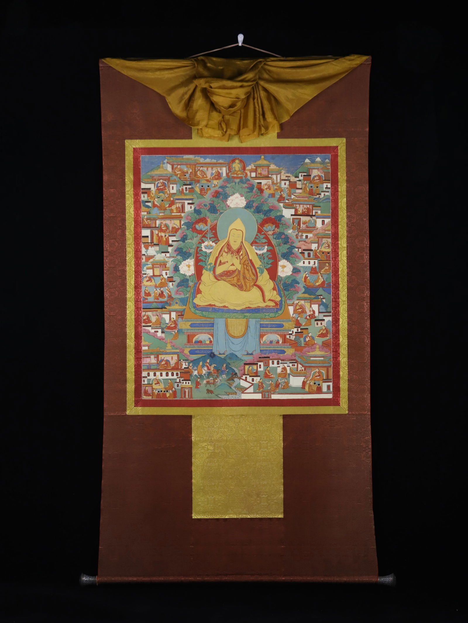 Qing Dynasty Tibetan Buddhist Thangka (1 of 1)