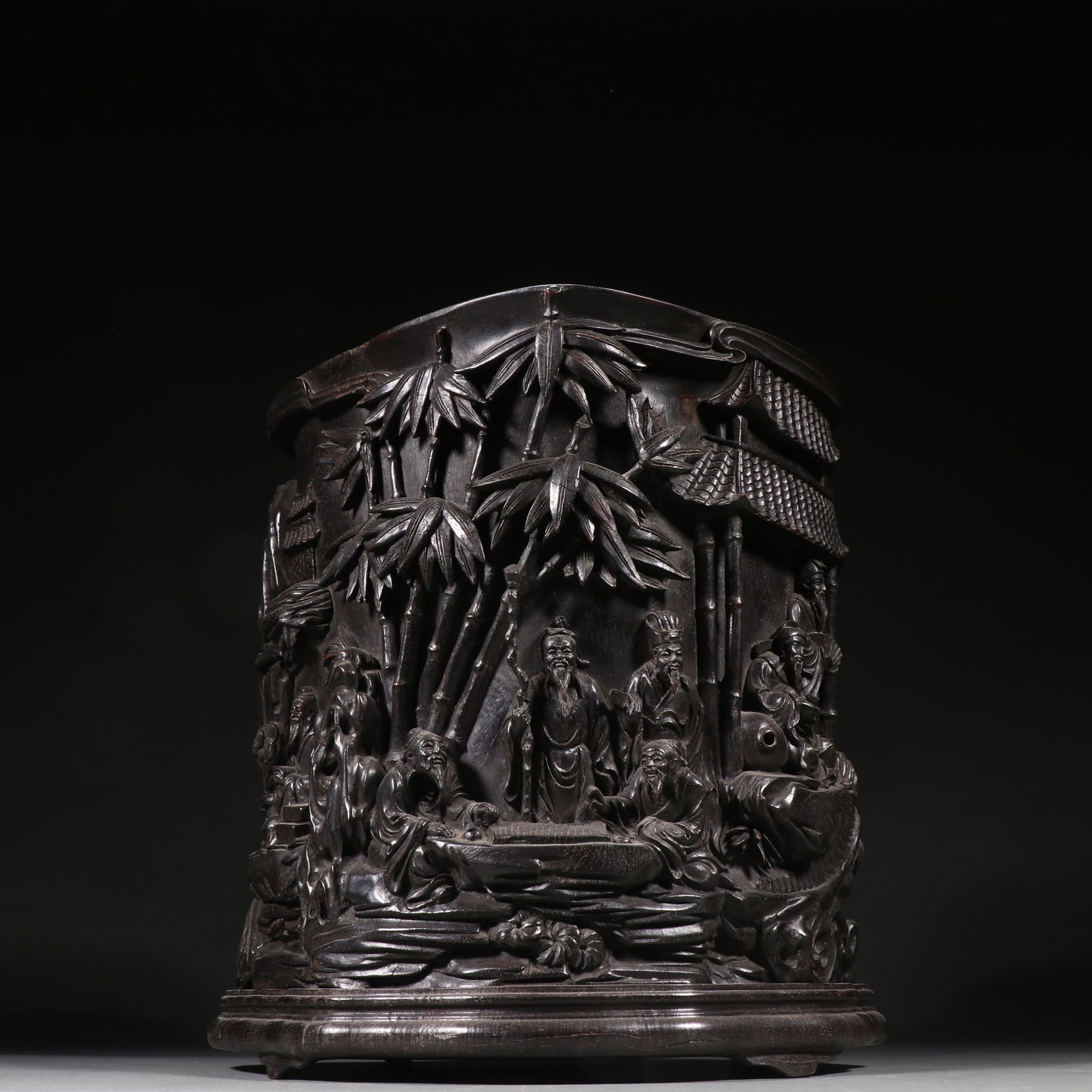 Rosewood pen holder (1 of 4)