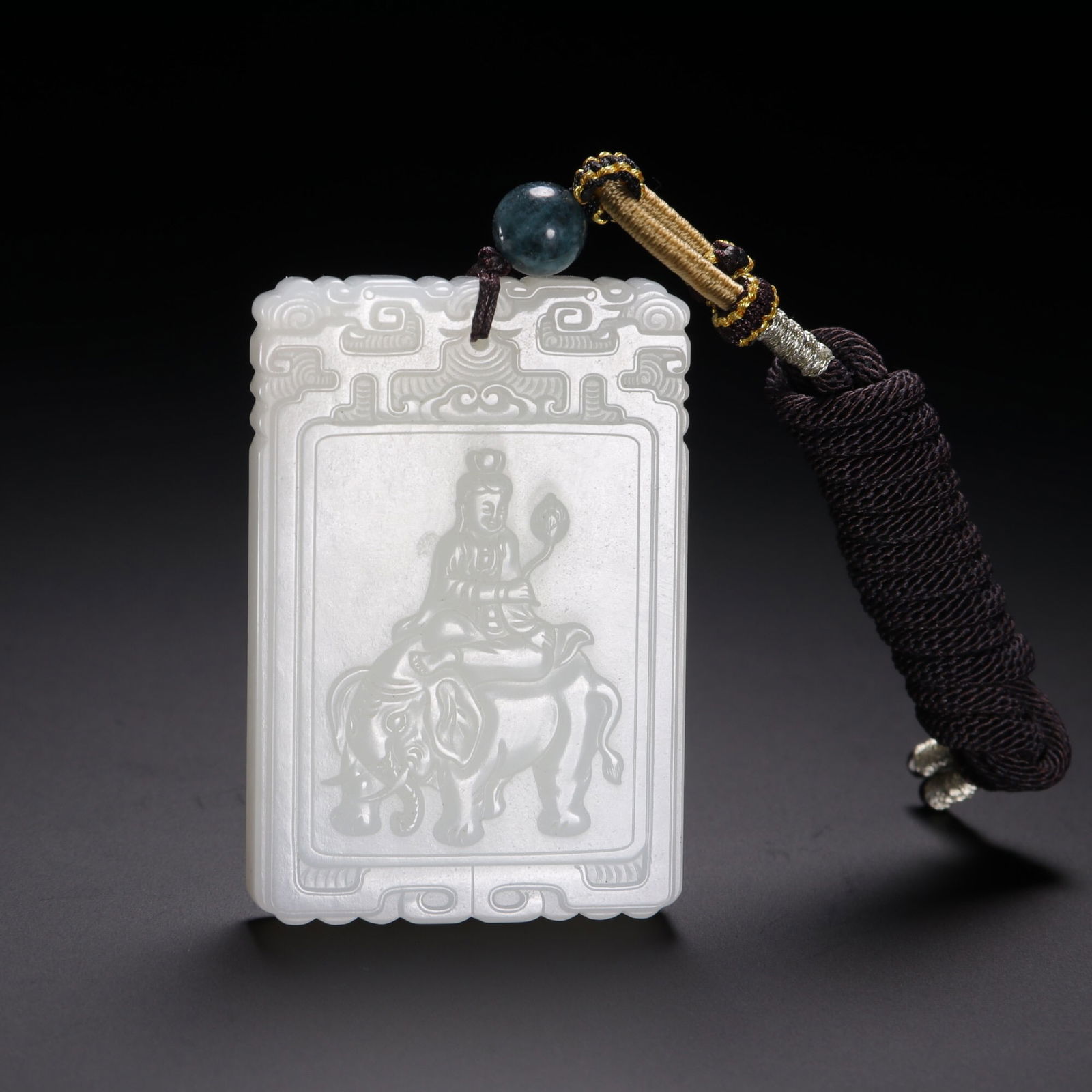 Qing Dynasty Hetian Jade Plaque (1 of 2)