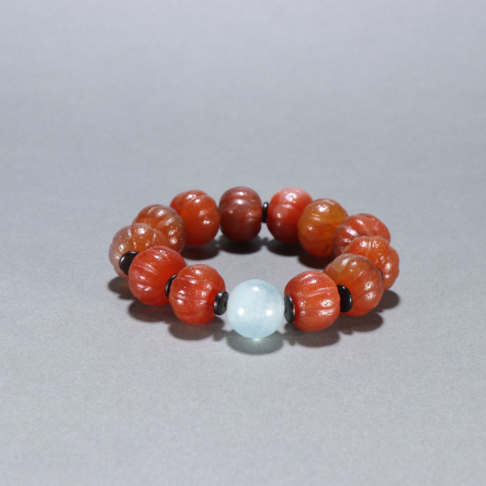 Sugar ball agate bracelet (1 of 1)
