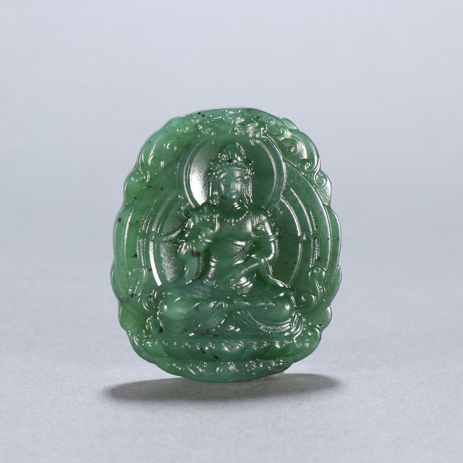 Qing Dynasty jade plaque (1 of 2)