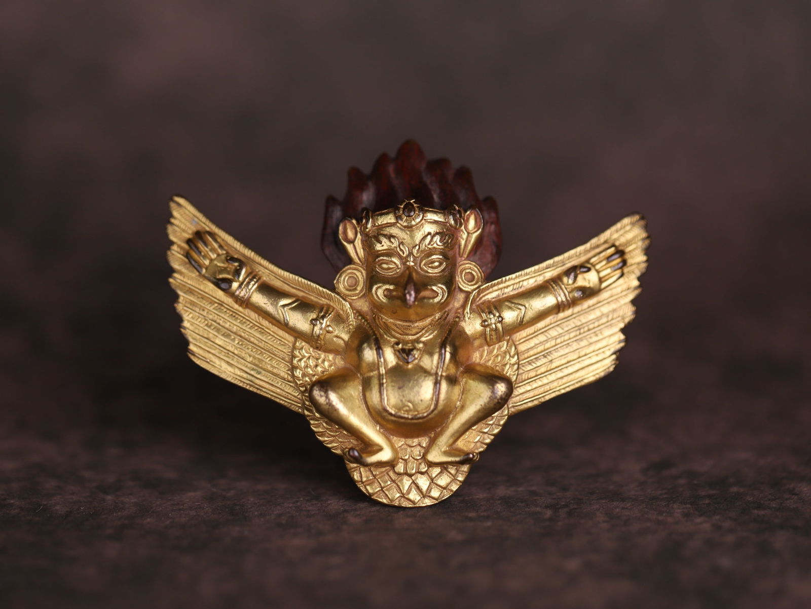 Qing Dynasty Gilt Bronze Pendant (1 of 2)