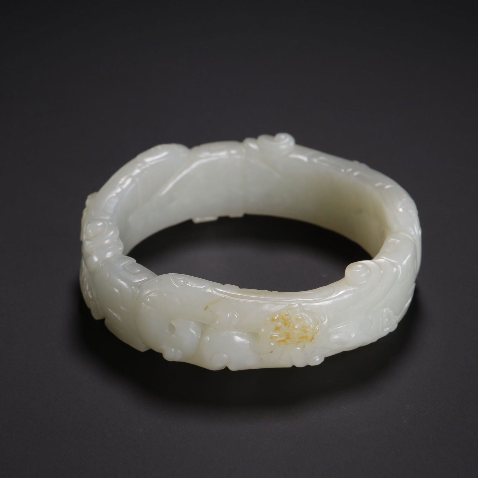 Qing Dynasty Hetian Jade Bracelet (1 of 1)