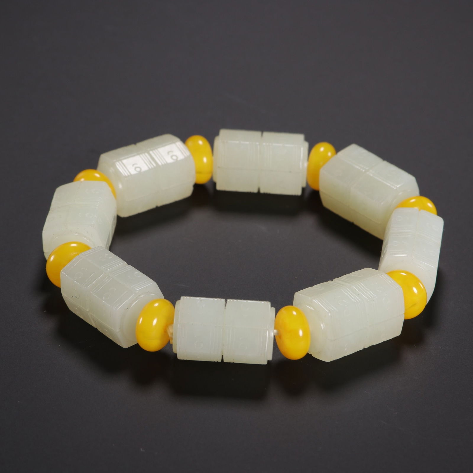 Qing Dynasty Hetian Jade Bracelet (1 of 1)
