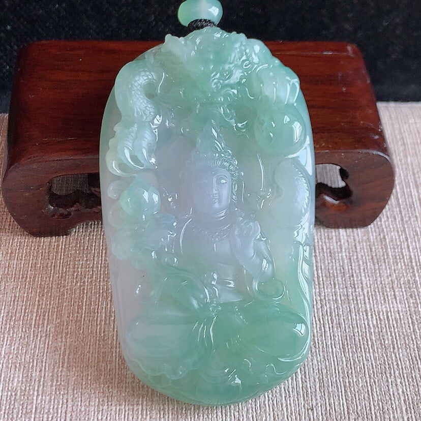 Icy Jadeite Pendant (1 of 2)