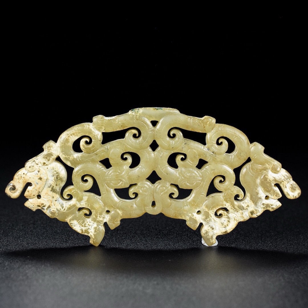 Hetian jade mountain material jade pendant (1 of 2)