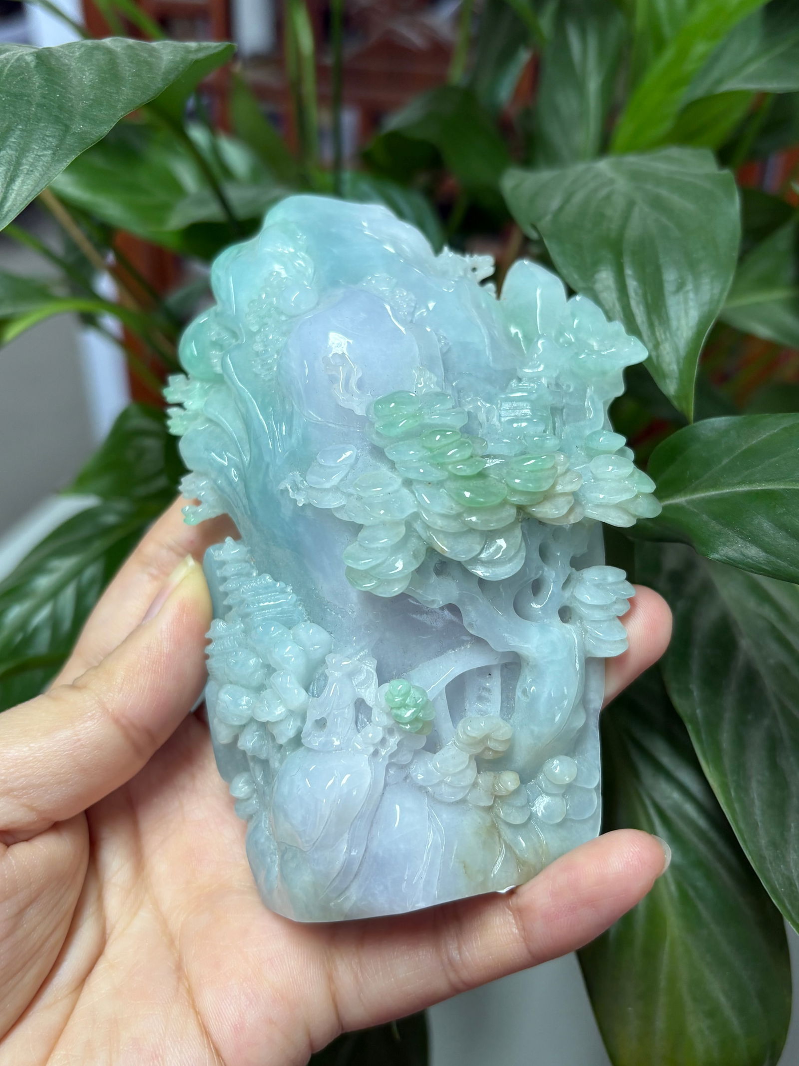 Jadeite Mountain Ornament (1 of 2)