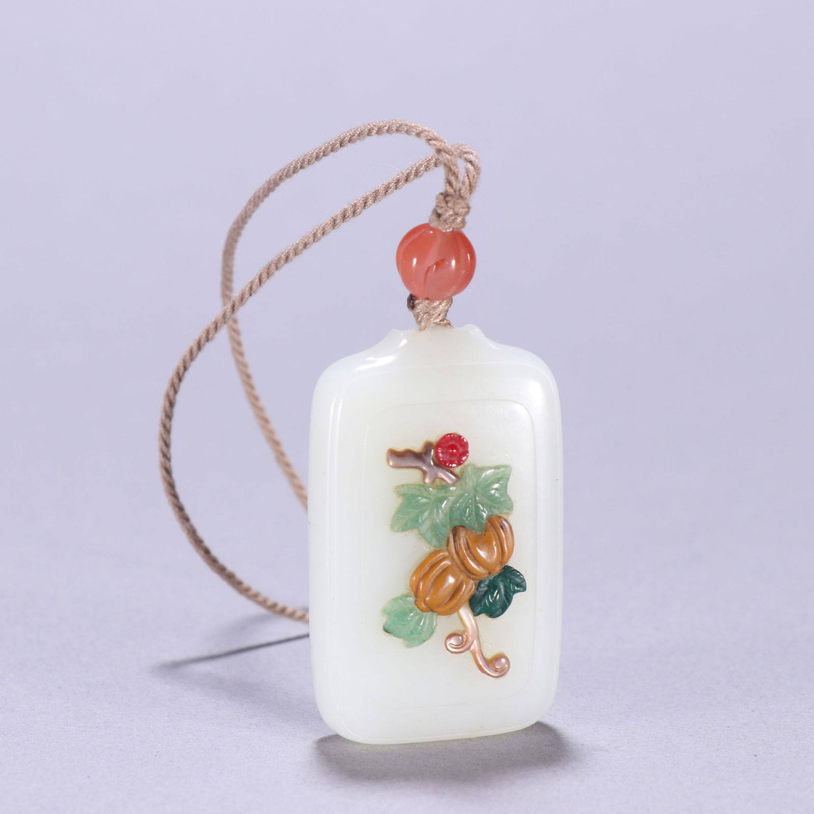 Hotan Jade inlaid with hundreds of treasures (1 of 2)