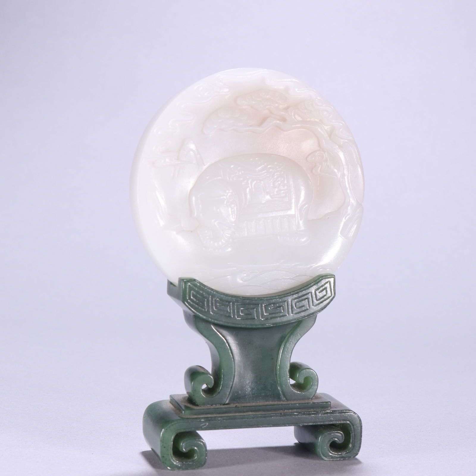 Qing Dynasty Hetian Jade Screen (1 of 2)