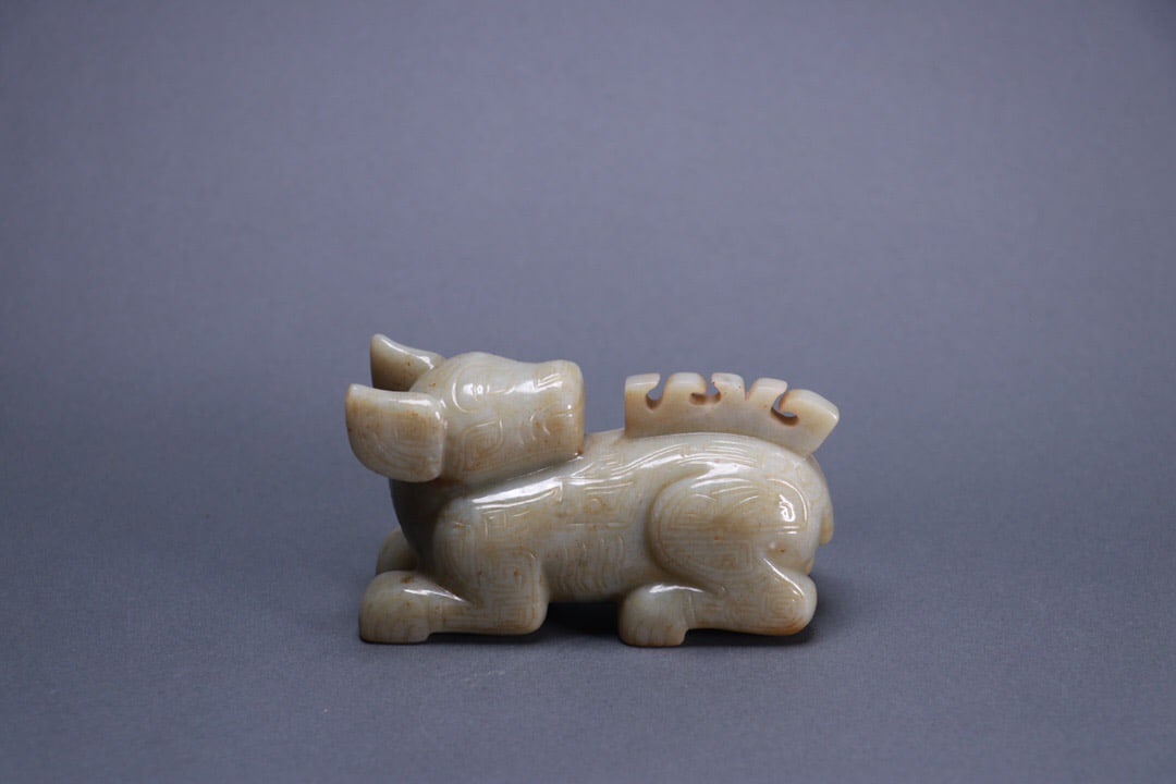 Jade Ornament: 9.5*4.2*5.8/355g