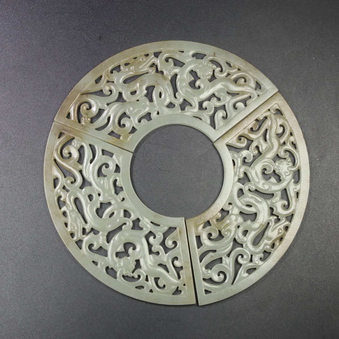 Hetian jade Huang set of three pieces (1 of 1)