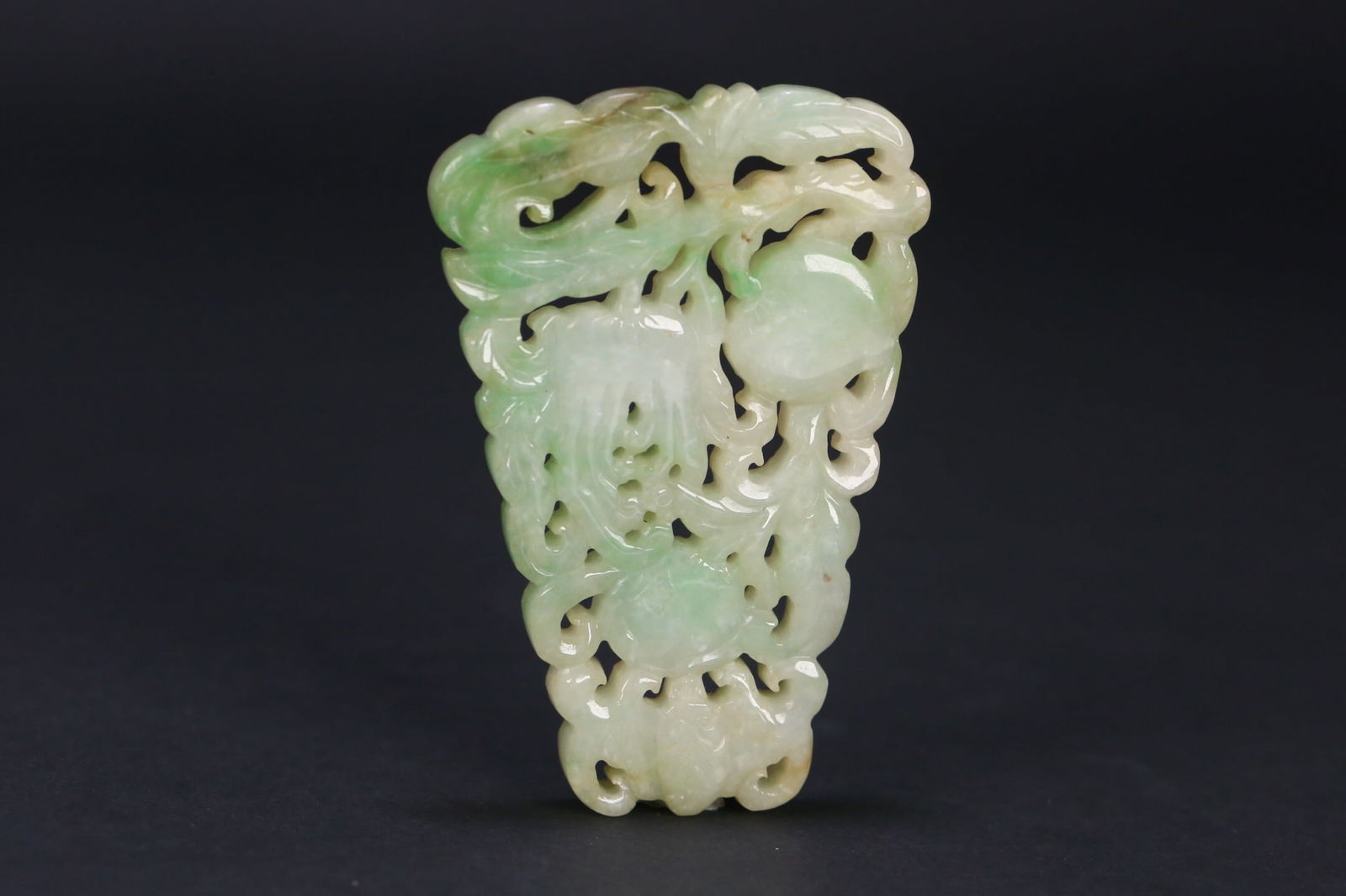 Qing Dynasty Jadeite Plaque (1 of 2)