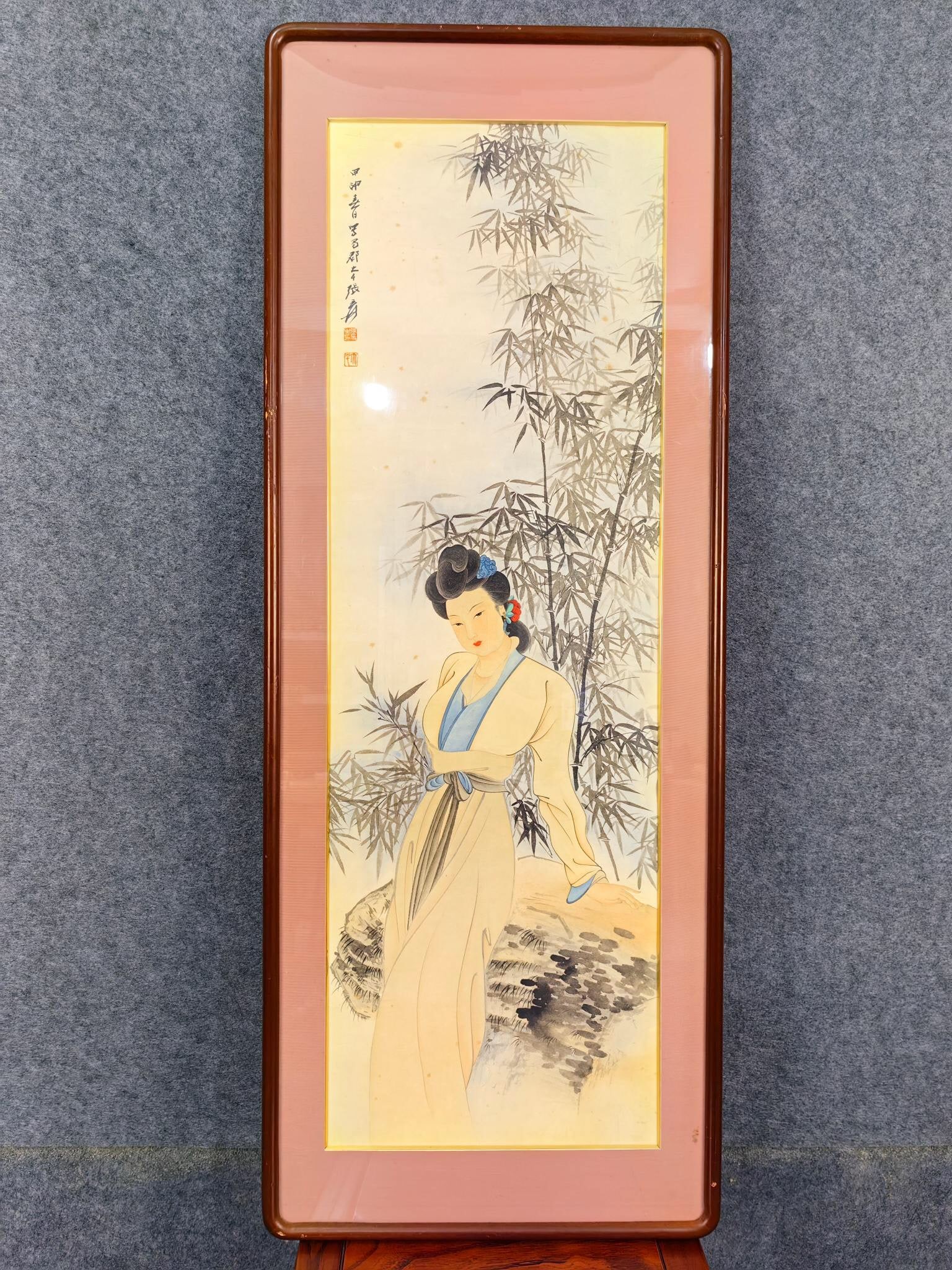Zhang Daqian-style paper-framed painting (1 of 1)
