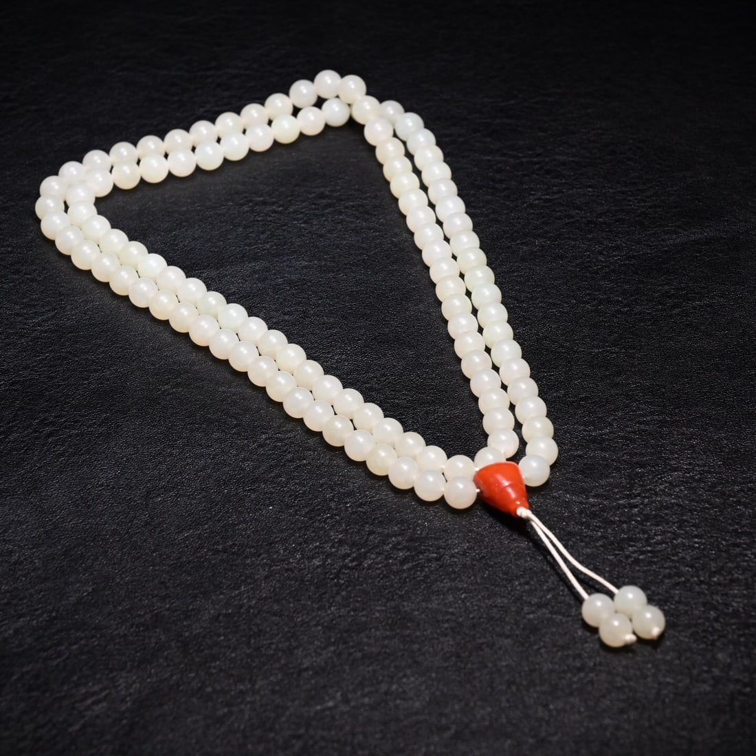 108-bead Hetian jade prayer beads (1 of 1)