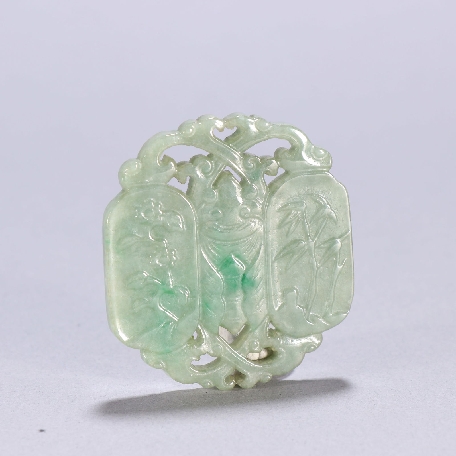 Qing Dynasty Jadeite Plaque (1 of 1)