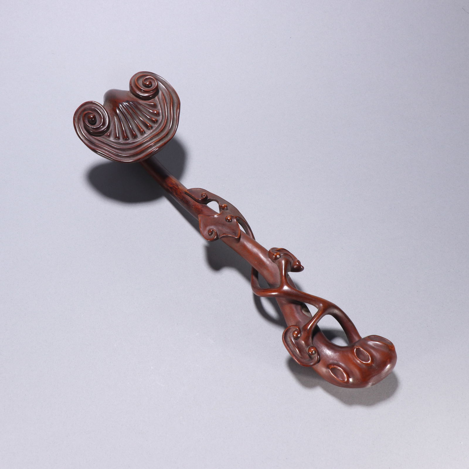 Qing Dynasty Boxwood Ruyi Handle (1 of 2)