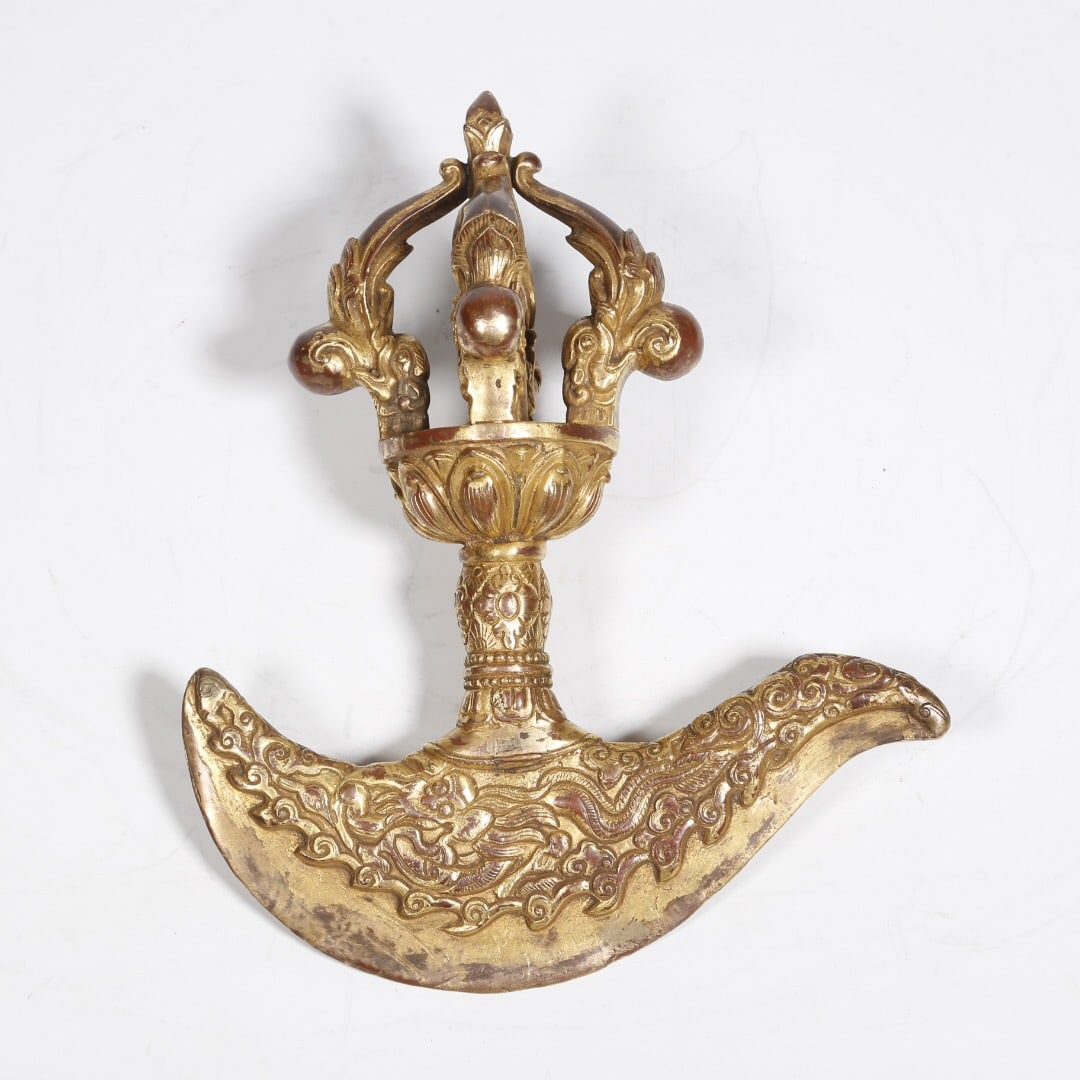 Gilt Bronze Axe: 16*19/1.05kg