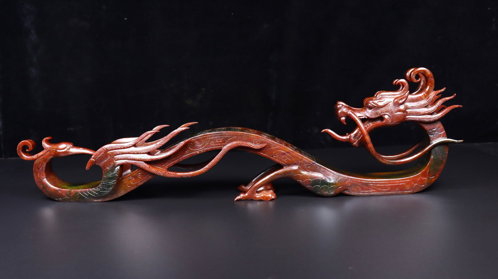 Hetian Jade Ornament: 47.5*5*13/1.47kg