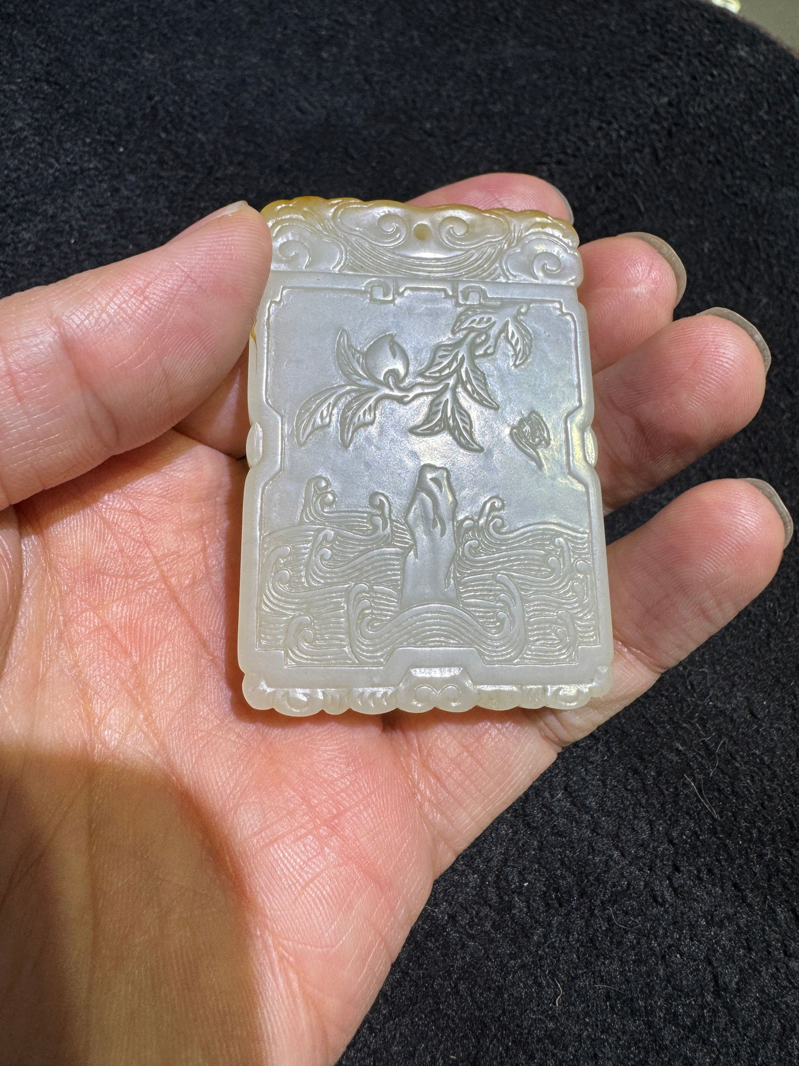 Qing Dynasty Hetian Jade Plaque (1 of 2)