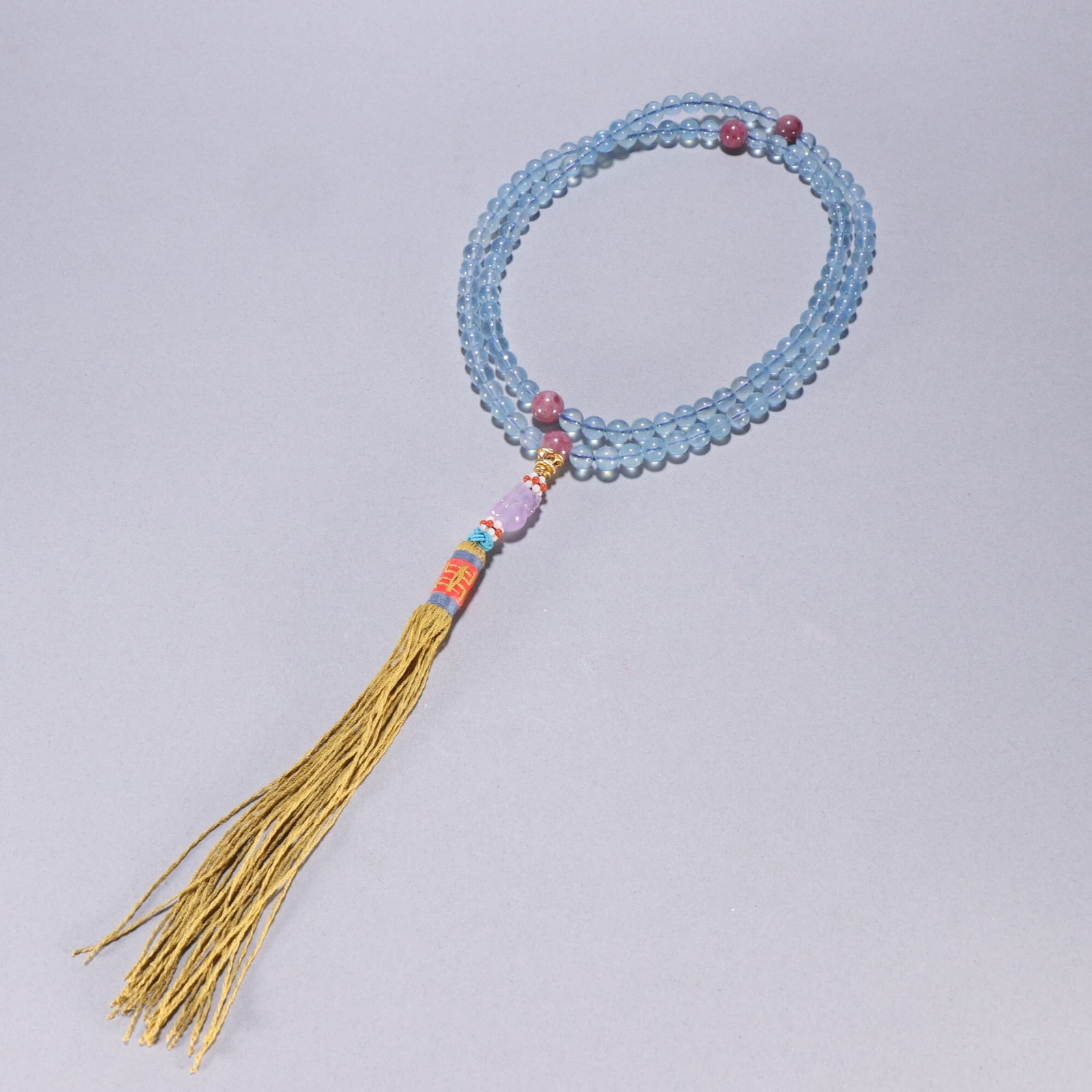 Aquamarine 108-Bead Prayer Beads (1 of 1)