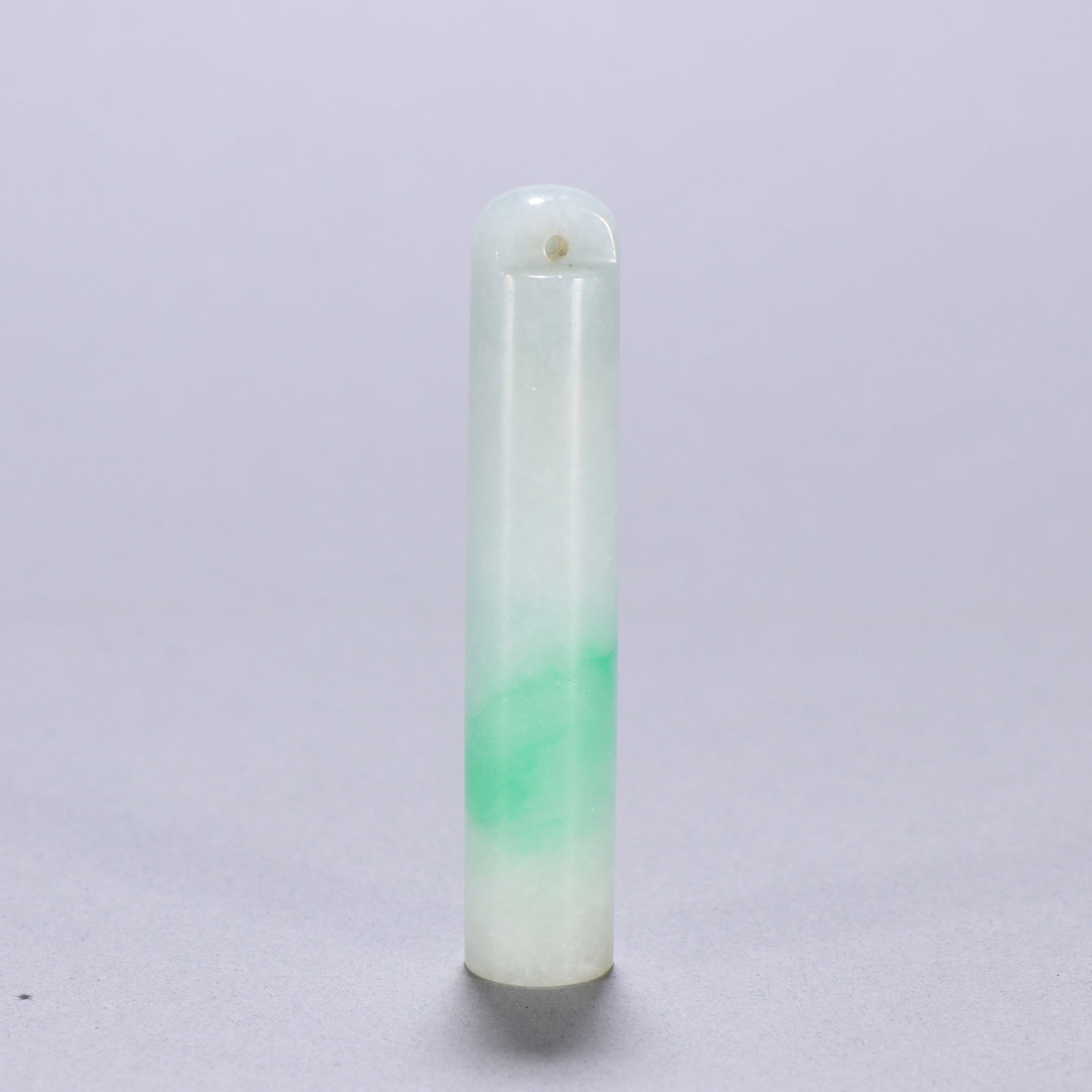 Qing Dynasty Jadeite Feather Tube (1 of 1)