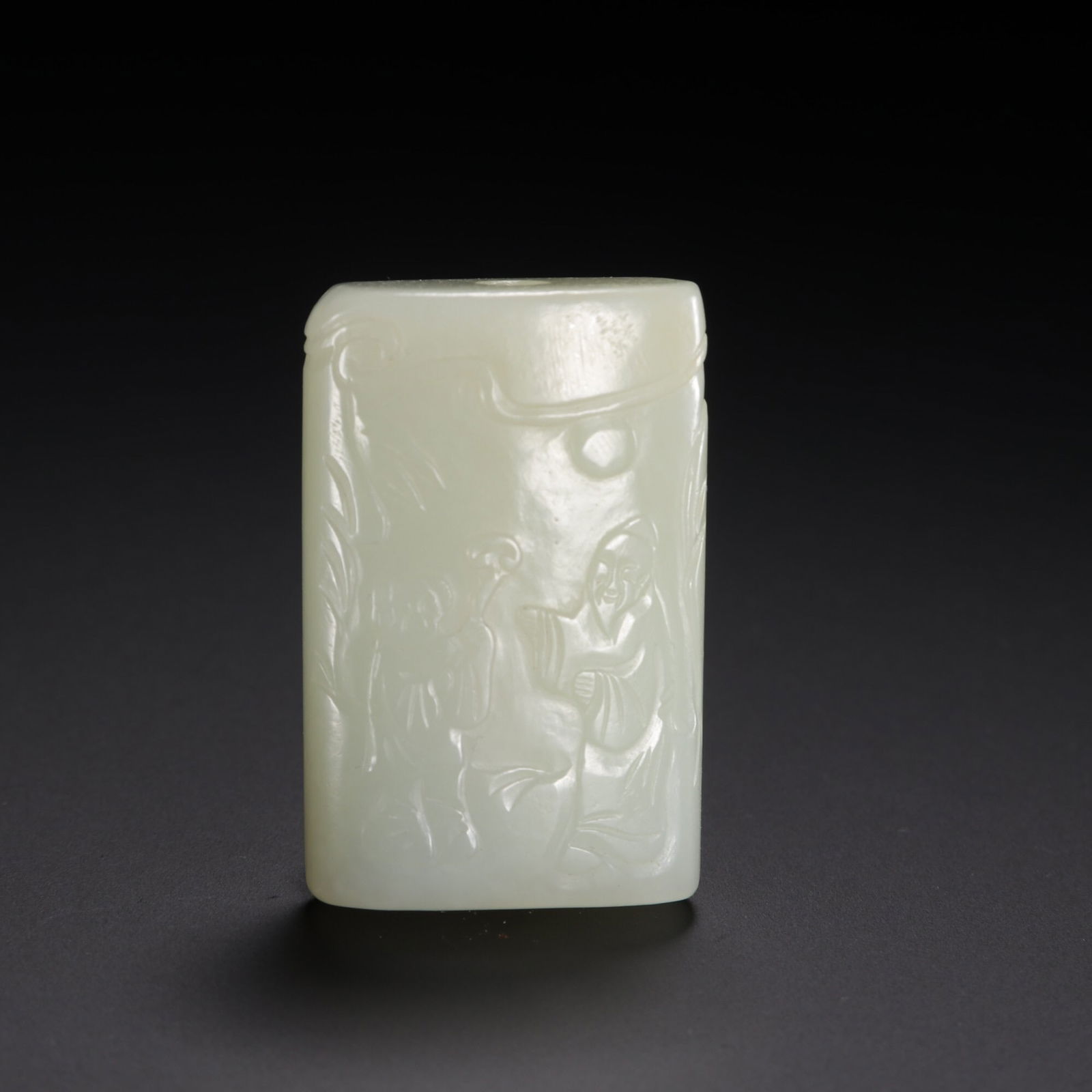 Hetian Jade Pendant: 4.5*3/48.8g