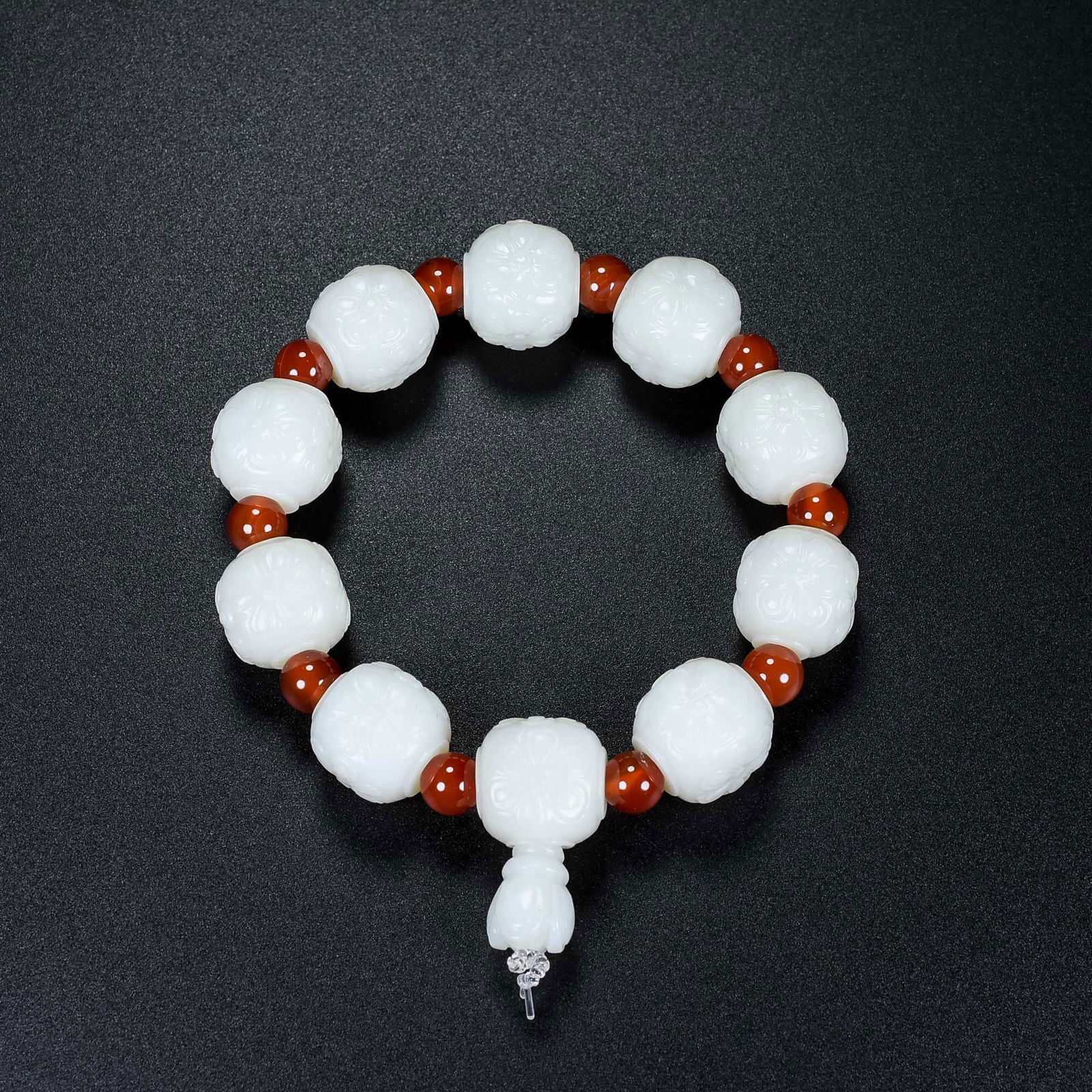Hetian White Jade Bracelet: 1.7*1.7/90.3g