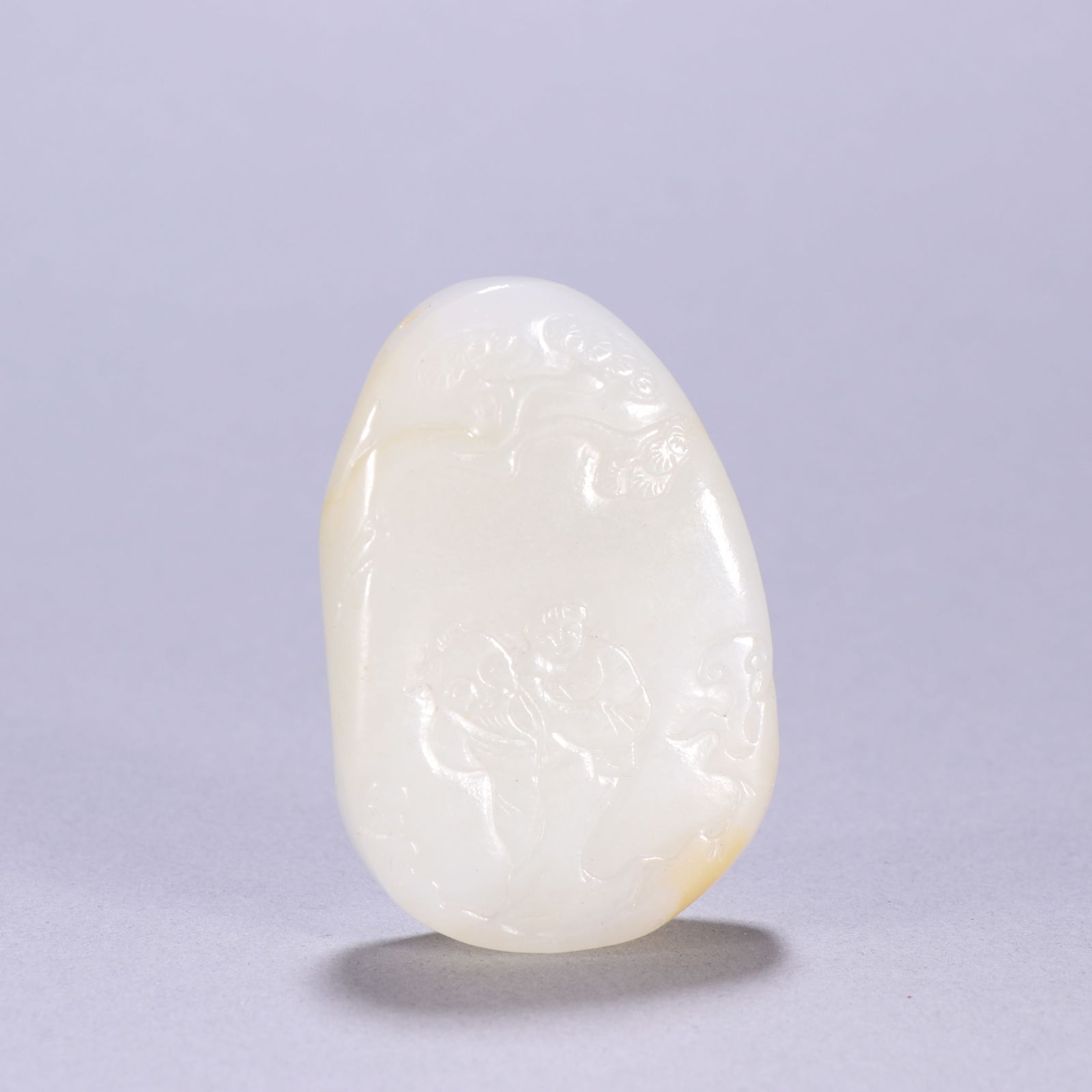 Qing Dynasty Hetian Jade Pebble Pendant (1 of 2)