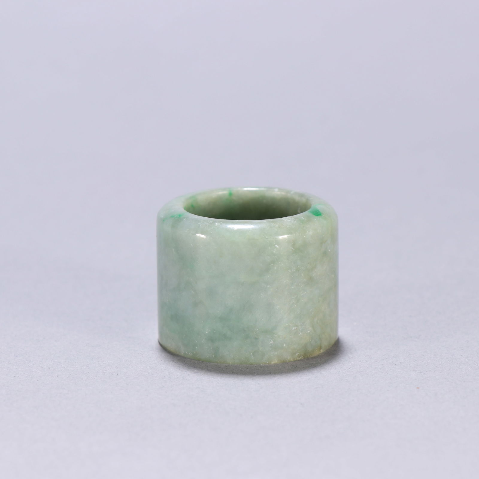 Qing Dynasty Jadeite Thumb Ring (1 of 1)