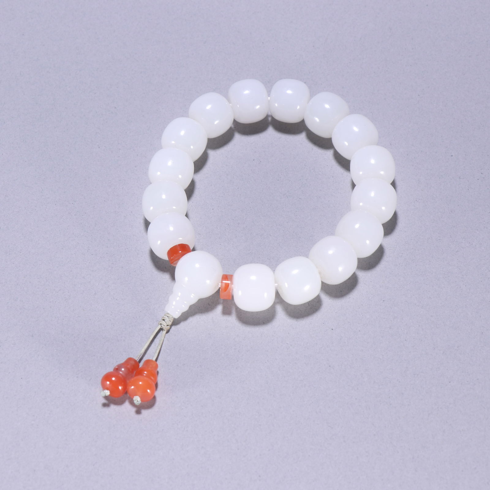 Qing Dynasty Hetian Jade Bracelet: 1.4/85.6g