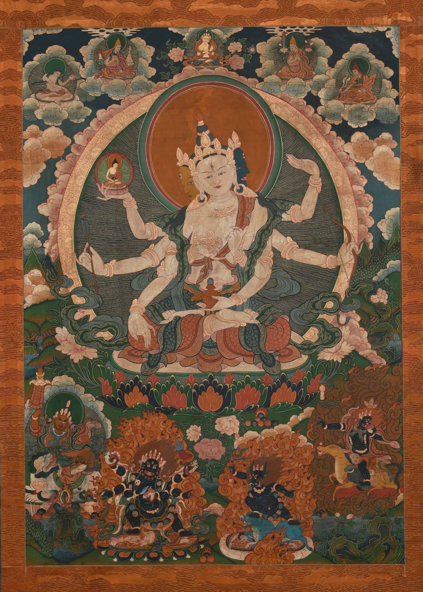 Mineral Painted Thangka (1 of 1)