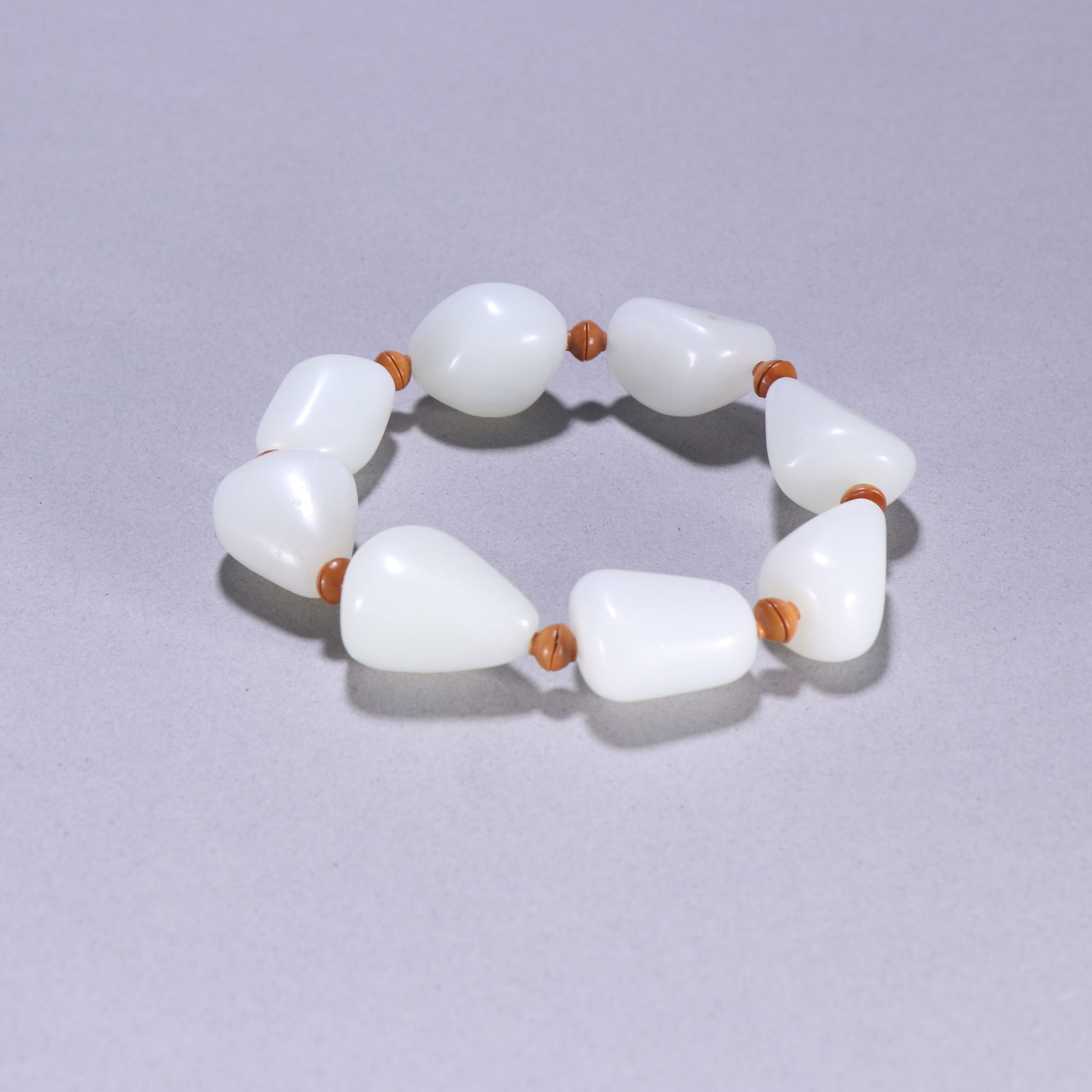 Qing Dynasty Hetian Jade Bracelet: 2*1.7/58.1g